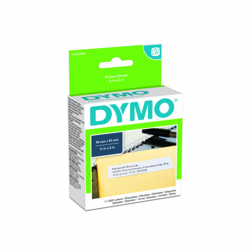 Dymo-Etiketten Dymo-Nr. 11355 19 x 51 mm