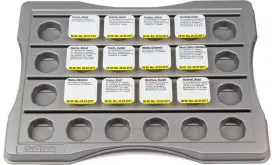 Verteilertablett für Becherblister