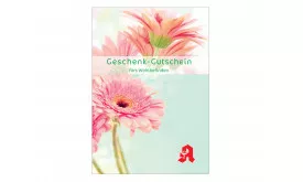 Geschenk-Gutschein Gerbera Rosé