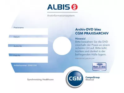 ALBIS MEDIDISC Archiv-DVD blau