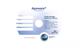 APOWARE MEDIDISC Archiv-CD blau