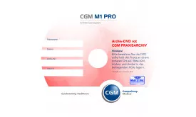 M1 PRO MEDIDISC Archiv-DVD rot