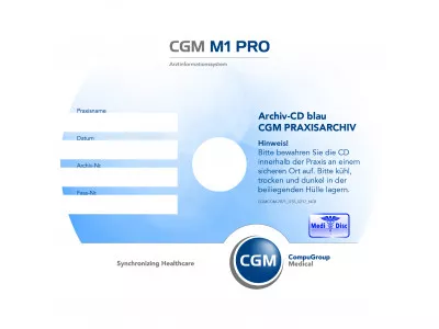 M1 PRO MEDIDISC Archiv-CD blau