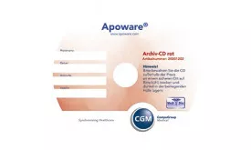 APOWARE MEDIDISC Archiv-CD rot