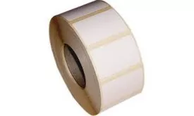Etikett Zebra weiß, 32x25 mm permanent
