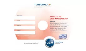 Turbomed MEDIDISC Archiv-CD rot
