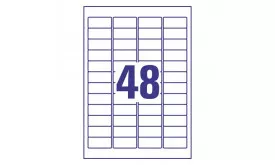 Etiketten A4 4-bahnig 45,7x21,2mm 100Bl.
