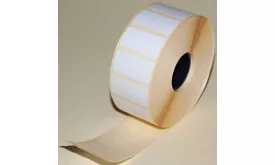 Zebra-Etiketten weiß, 30x15mm