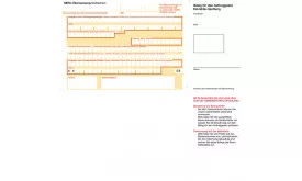 Bank Formular SEPA-Überweisung