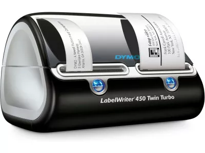 DYMO LabelWriter 450 Twin Turbo Etikettendrucker – Doppelrollen-System für Apotheken