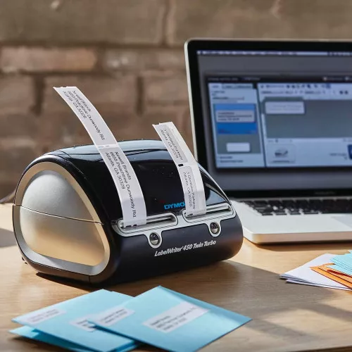 DYMO LabelWriter 450 Twin Turbo Etikettendrucker – Doppelrollen-System für Apotheken