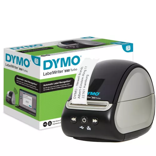 DYMO LabelWriter 550 Turbo Etikettendrucker – Schnell & sicher für Apotheken