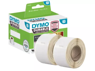 Dymo Kunstoff-Etiketten 2112285, weiß, 25x89mm 350 Vielzweck-Et. 2 XL-Rollen für Apotheken