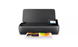 HP OfficeJet 250 Mobile AIO – Tragbarer Farb-Multifunktionsdrucker für Apotheken | Drucken, Scannen, Kopieren, Akku & WLAN