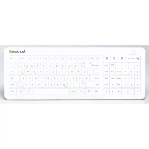 IC Keys HT-400 Hygienetastatur – Weiß/Grün