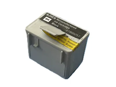 Kompatible Tintenpatrone SJIC6(K) Schwarz für Epson TM-J7100 / TM-J7600 (C33S020403, 37,5 ml)