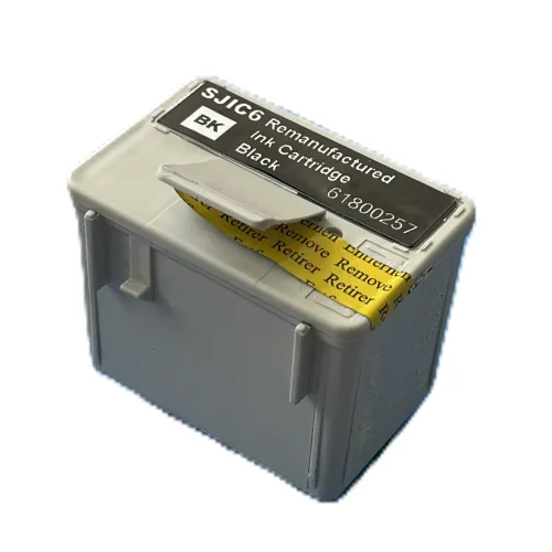 Kompatible Tintenpatrone SJIC6(K) Schwarz für Epson TM-J7100 / TM-J7600 (C33S020403, 37,5 ml)