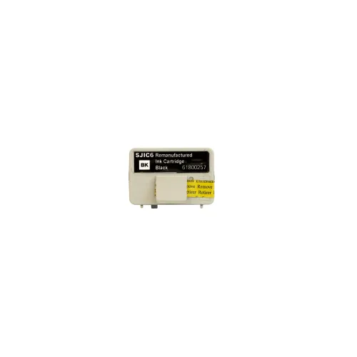 Kompatible Tintenpatrone SJIC6(K) Schwarz für Epson TM-J7100 / TM-J7600 (C33S020403, 37,5 ml)