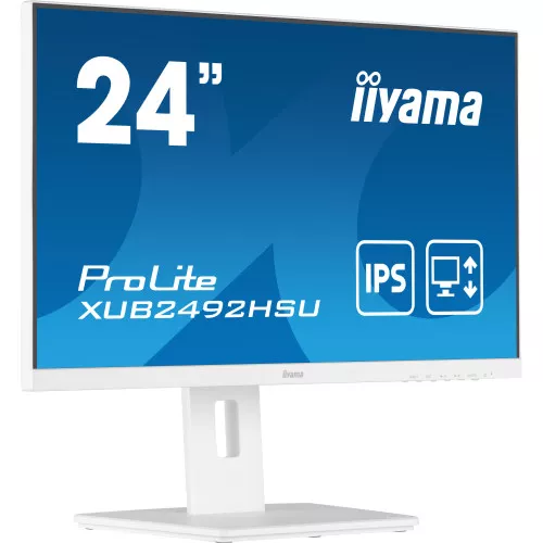 Iiyama XUB2492HSU-W5 24" LED-Monitor weiß – FHD, VGA, ergonomisch