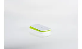 Hygienische USB‑Maus Grün‑Weiß – IP‑Schutz, waschbar & leicht zu desinfizieren