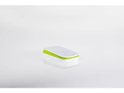 Hygienische USB‑Maus Grün‑Weiß – IP‑Schutz, waschbar & leicht zu desinfizieren