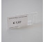 POS-Infohalter Acryl 87x57mm für Glasb.
