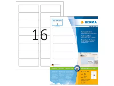 Premium Etiketten 4479 Herma 88,9x33,8mm
