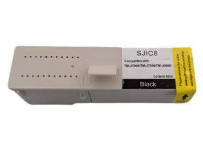 Kompatible Tintenpatrone SJIC8(K) für Epson TM-J7000 / TM-J7500 – Schwarz
