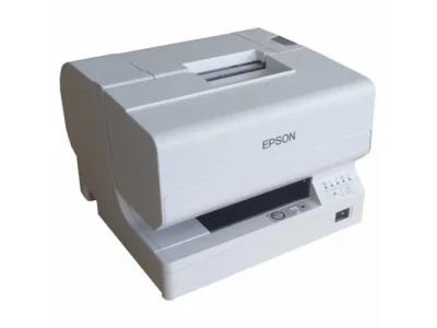 Kassen- Rezeptdrucker EPSON TM-J 7700, weiß für Apotheken