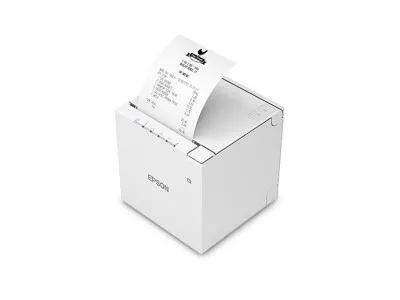 EPSON TM-M30III Kassendrucker weiß – kompakter Bondrucker für Apotheken & POS