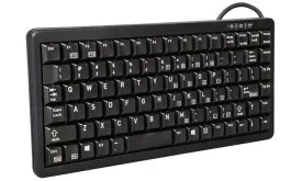 Cherry Mini Tastatur USB / PS2 – Schwarz, kompakt