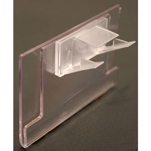 POS-Infohalter Acryl 87x57mm für Glasb.