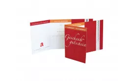 Geschenk-Gutschein neutral-rot