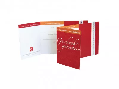 Geschenk-Gutschein neutral-rot