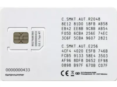 gSMC-KT 2.1 Sicherheitskarte für eHealth-Kartenterminals