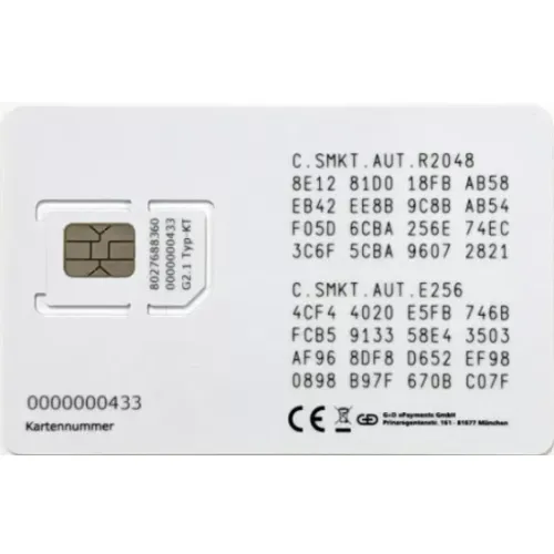 gSMC-KT 2.1 Sicherheitskarte für eHealth-Kartenterminals