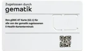 gSMC-KT 2.1 Sicherheitskarte für eHealth-Kartenterminals