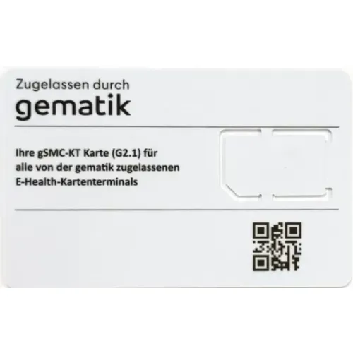 gSMC-KT 2.1 Sicherheitskarte für eHealth-Kartenterminals